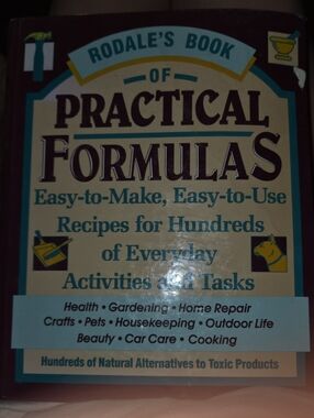 Rodale's Practical Formulas Cookbook — Cream and Teal Cover